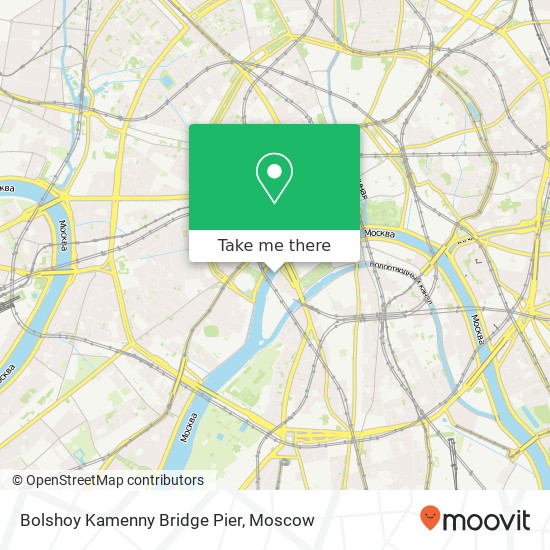Bolshoy Kamenny Bridge Pier map