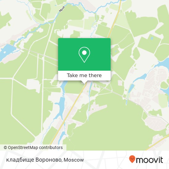 кладбище Вороново map