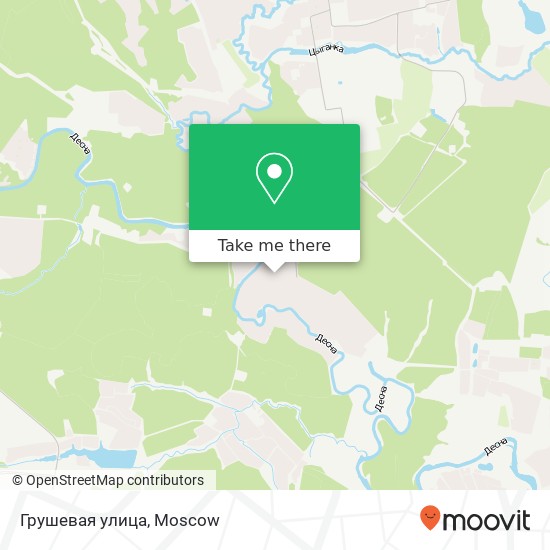 Грушевая улица map