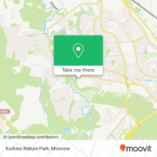 Kurkino Nature Park map
