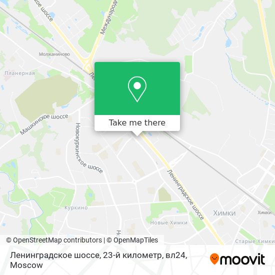 Ленинградское шоссе, 23-й километр, вл24 map