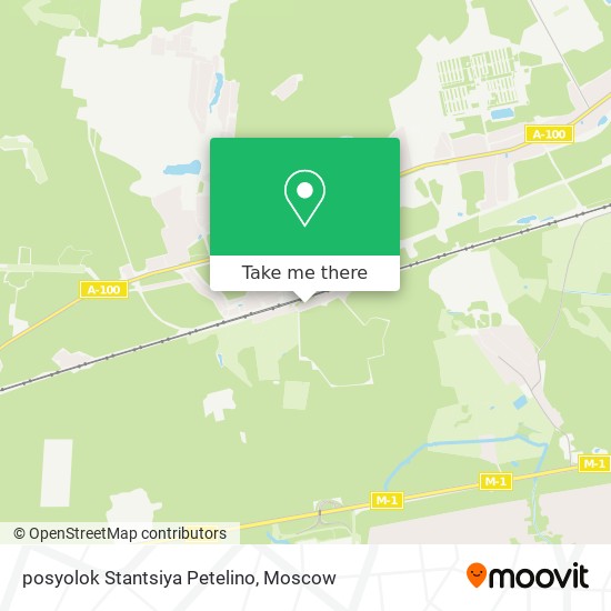 posyolok Stantsiya Petelino map