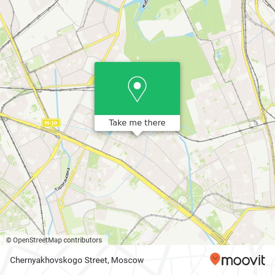 Chernyakhovskogo Street map