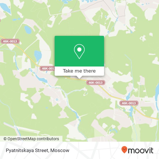 Pyatnitskaya Street map