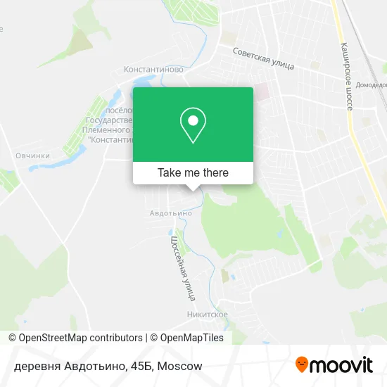 деревня Авдотьино, 45Б map