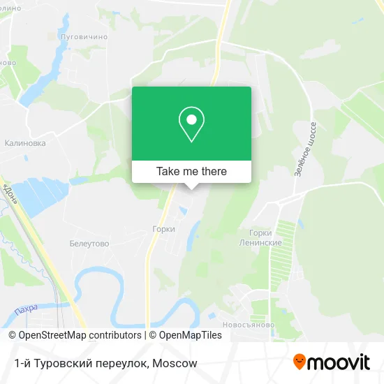 1-й Туровский переулок map