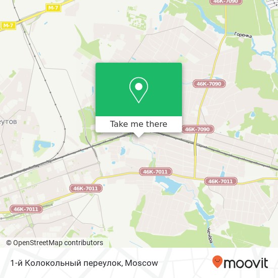 1-й Колокольный переулок map