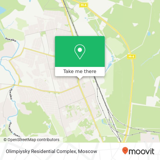 Olimpiysky Residential Complex map