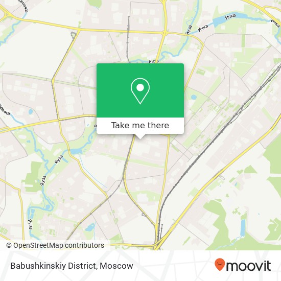 Babushkinskiy District map