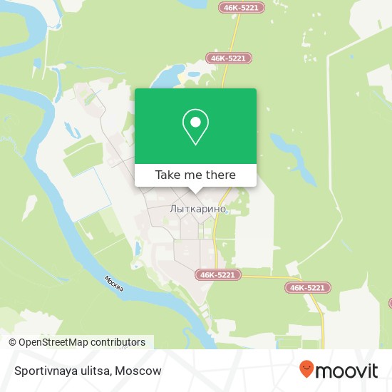 Sportivnaya ulitsa map