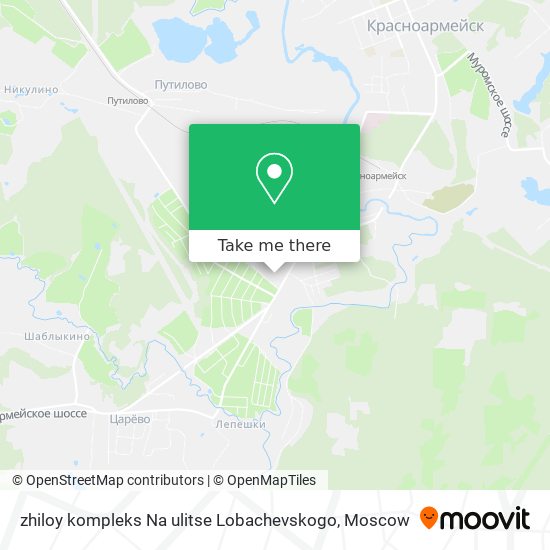 zhiloy kompleks Na ulitse Lobachevskogo map