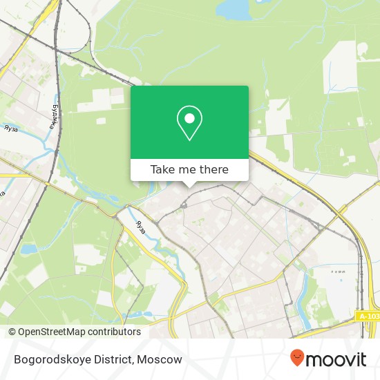 Bogorodskoye District map