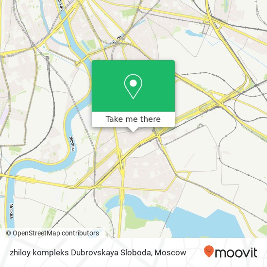 zhiloy kompleks Dubrovskaya Sloboda map