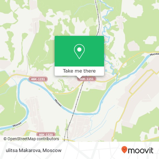 ulitsa Makarova map