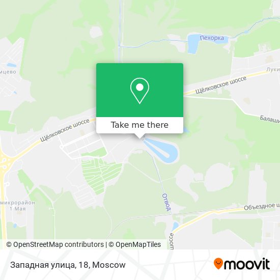 Западная улица, 18 map