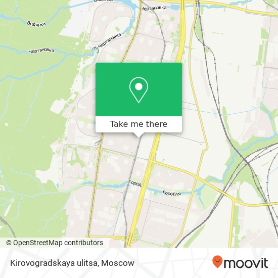 Kirovogradskaya ulitsa map
