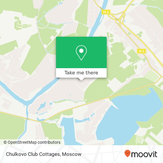 Chulkovo Club Cottages map