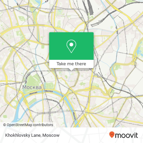 Khokhlovsky Lane map