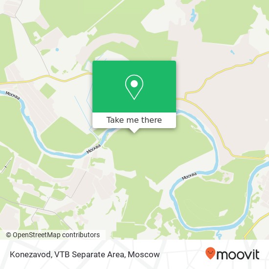 Konezavod, VTB Separate Area map