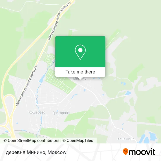 деревня Минино map