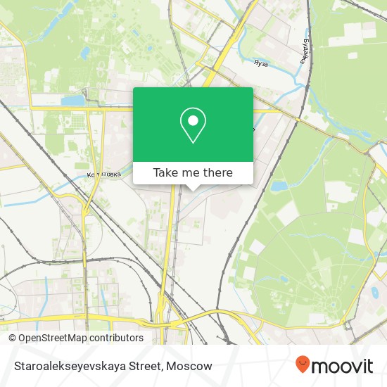 Staroalekseyevskaya Street map