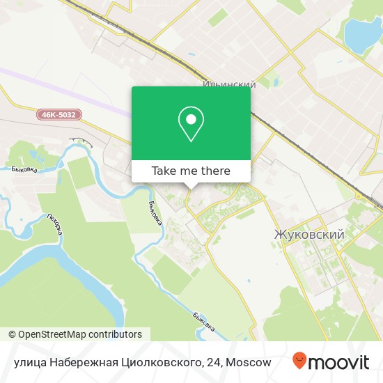 улица Набережная Циолковского, 24 map