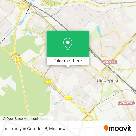 mikrorayon Gorodok B map