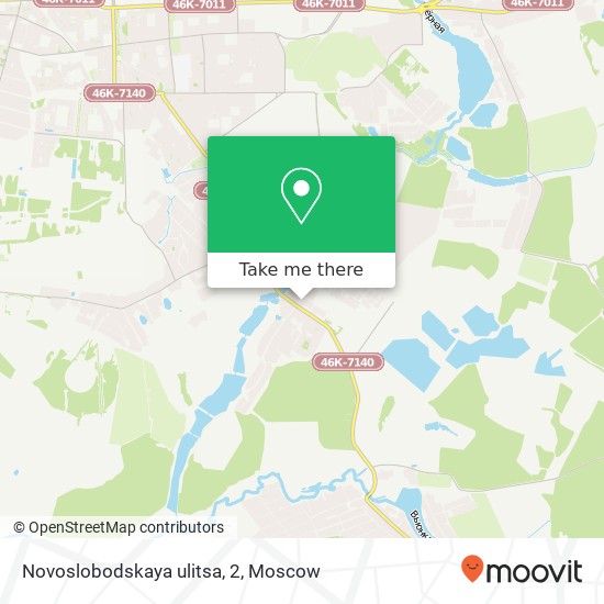 Novoslobodskaya ulitsa, 2 map