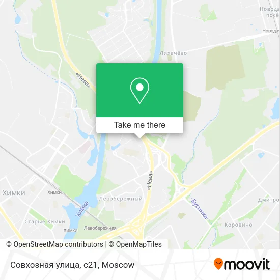 Совхозная улица, с21 map