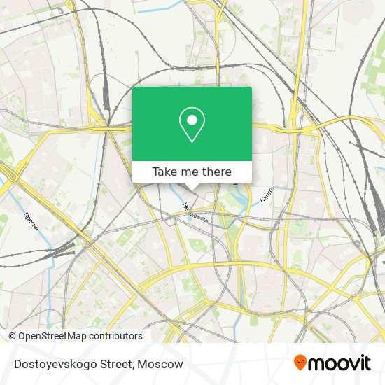 Dostoyevskogo Street map