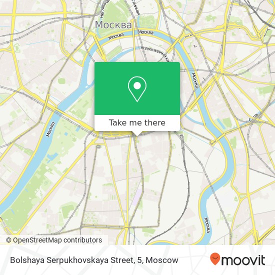 Bolshaya Serpukhovskaya Street, 5 map