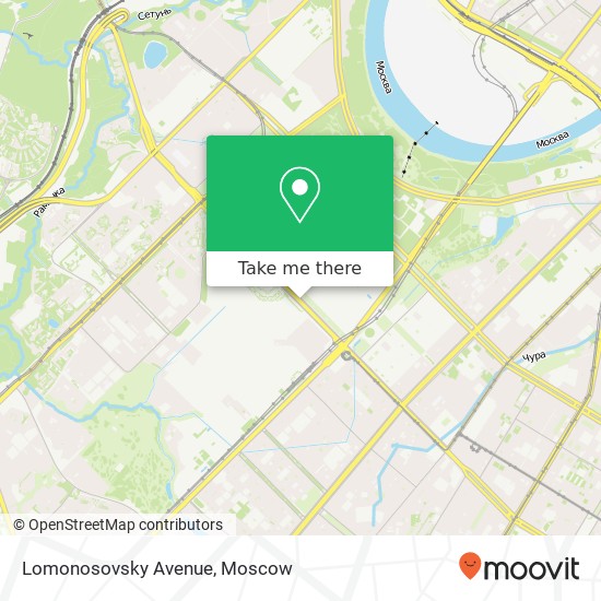 Lomonosovsky Avenue map