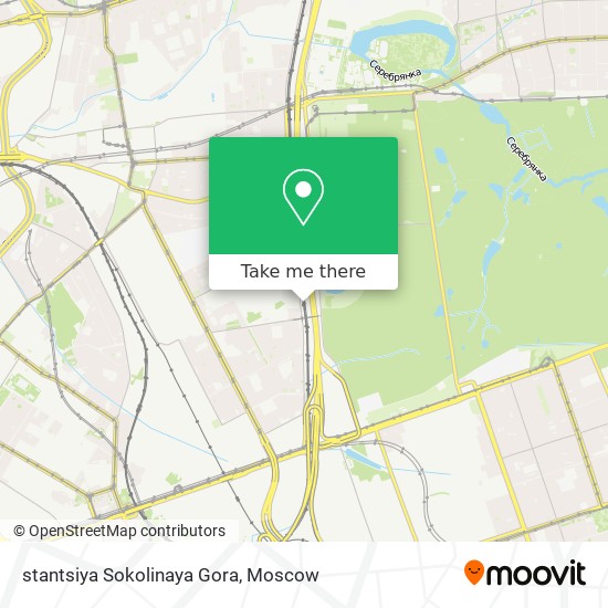 stantsiya Sokolinaya Gora map