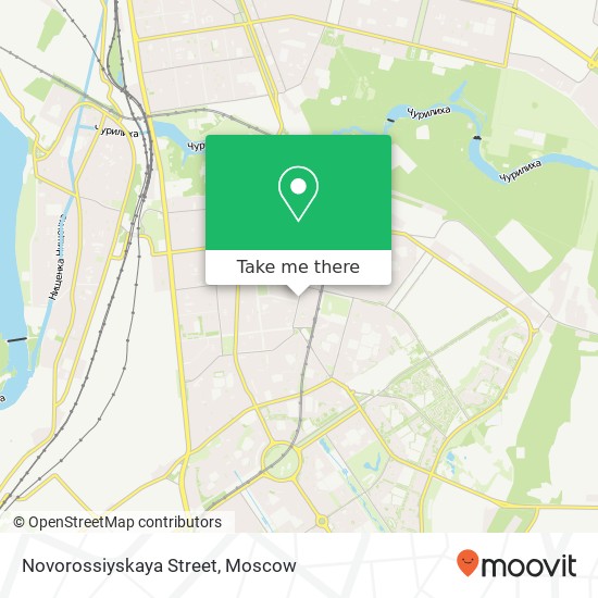 Novorossiyskaya Street map