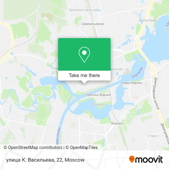 улица К. Васильева, 22 map