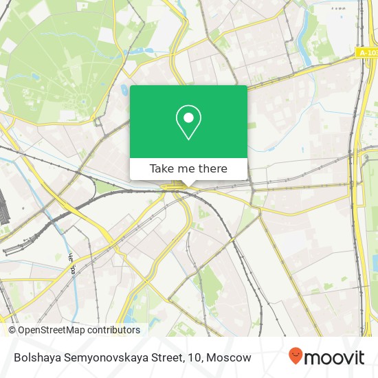 Bolshaya Semyonovskaya Street, 10 map