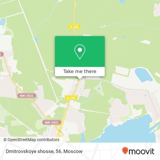 Dmitrovskoye shosse, 56 map