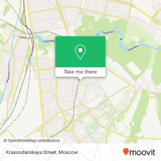 Krasnodarskaya Street map