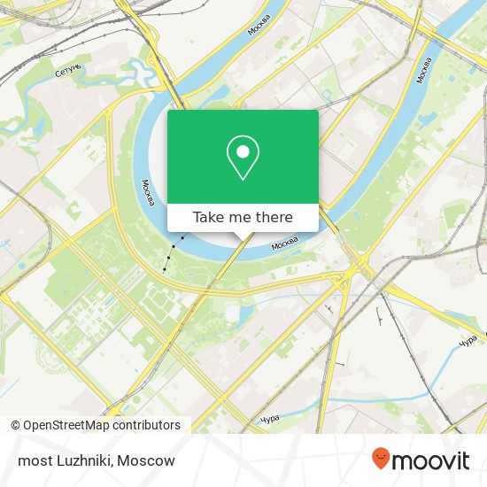 most Luzhniki map