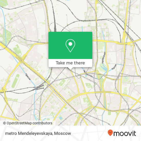 metro Mendeleyevskaya map