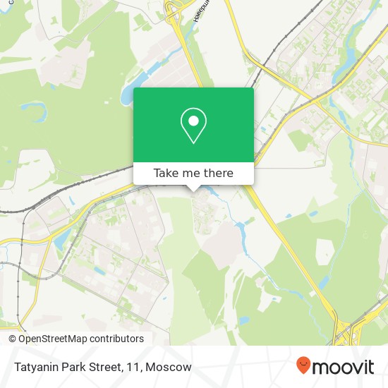 Tatyanin Park Street, 11 map