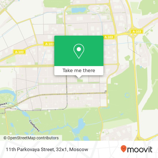 11th Parkovaya Street, 32к1 map