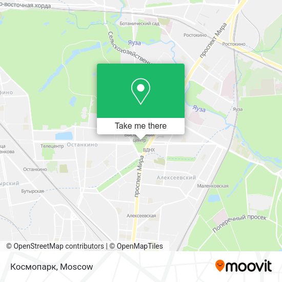 Космопарк map