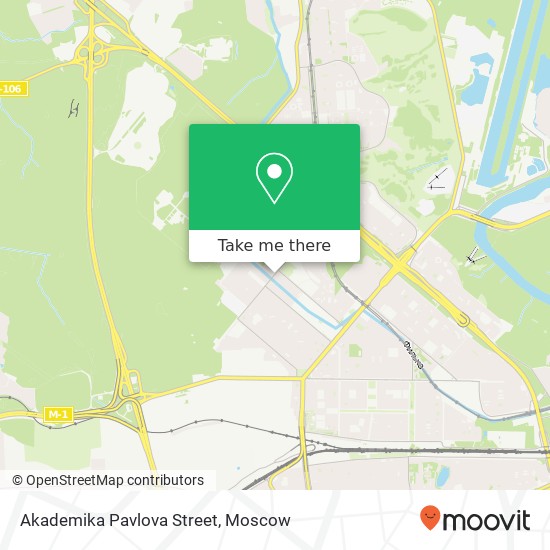 Akademika Pavlova Street map