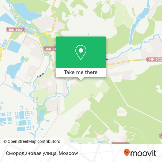 Смородиновая улица map