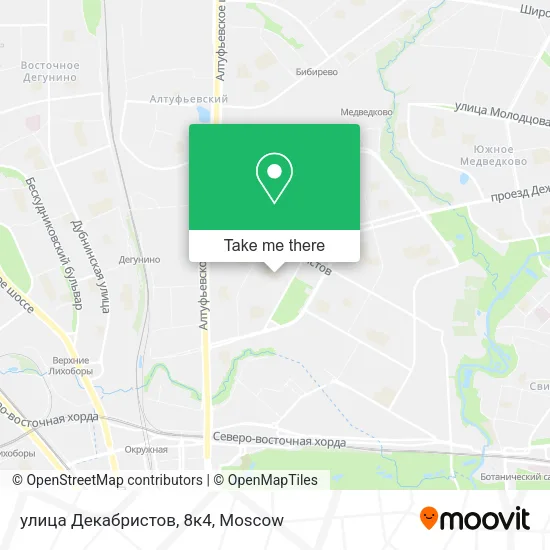 улица Декабристов, 8к4 map