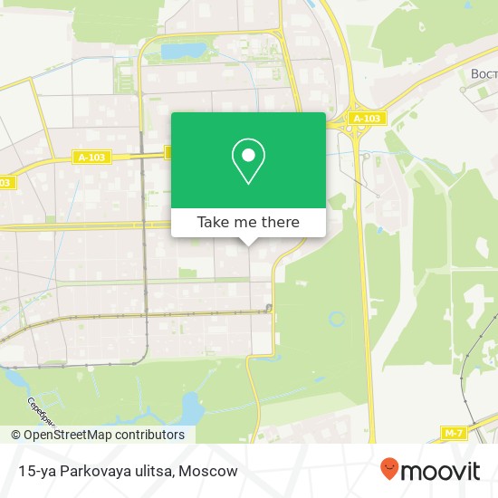 15-ya Parkovaya ulitsa map
