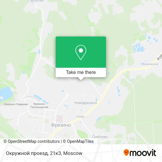 Окружной проезд, 21к3 map