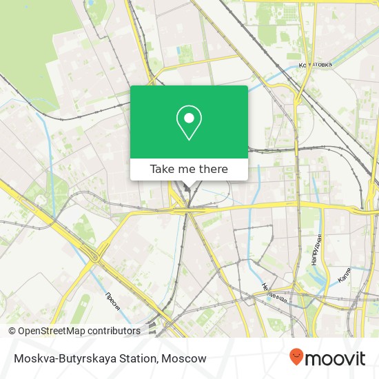 Moskva-Butyrskaya Station map