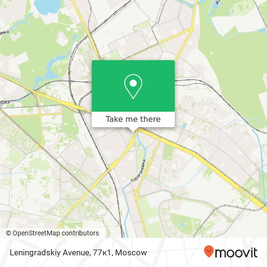Leningradskiy Avenue, 77к1 map